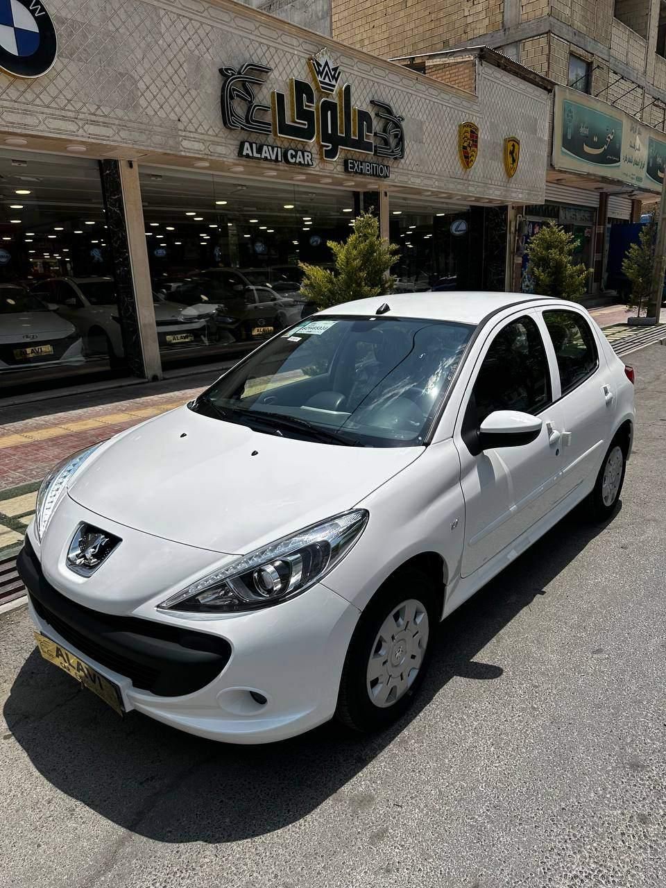 207 تیو3 404 سفید|خودرو سواری و وانت|شهرکرد, |دیوار