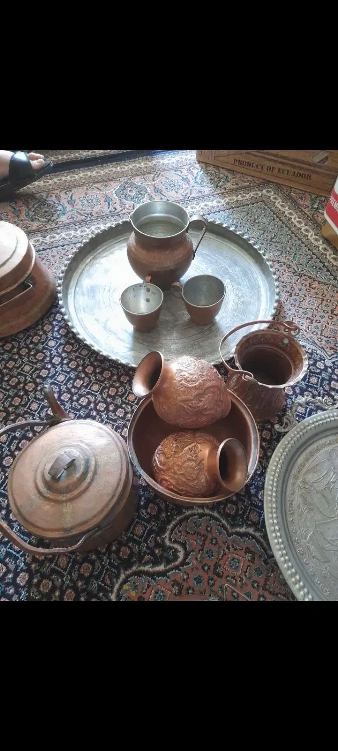 فروش وخریدار آیینه و شمعدان لوستر برنز دیگ مسی|لوستر و چراغ آویز|کرج, کیانمهر|دیوار