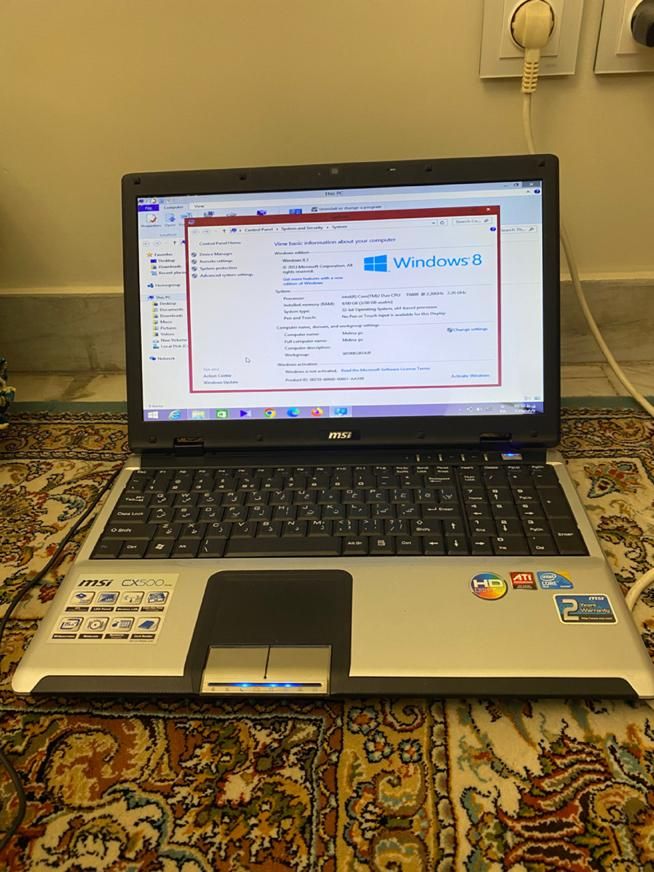 لپ‌تاپ MSI CX500|رایانه همراه|تهران, تهرانپارس شرقی|دیوار