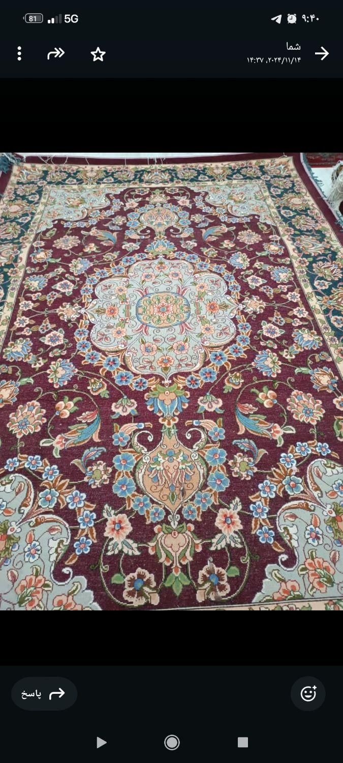 فرش جفت 9 متری بافت تبریز|فرش|تبریز, |دیوار