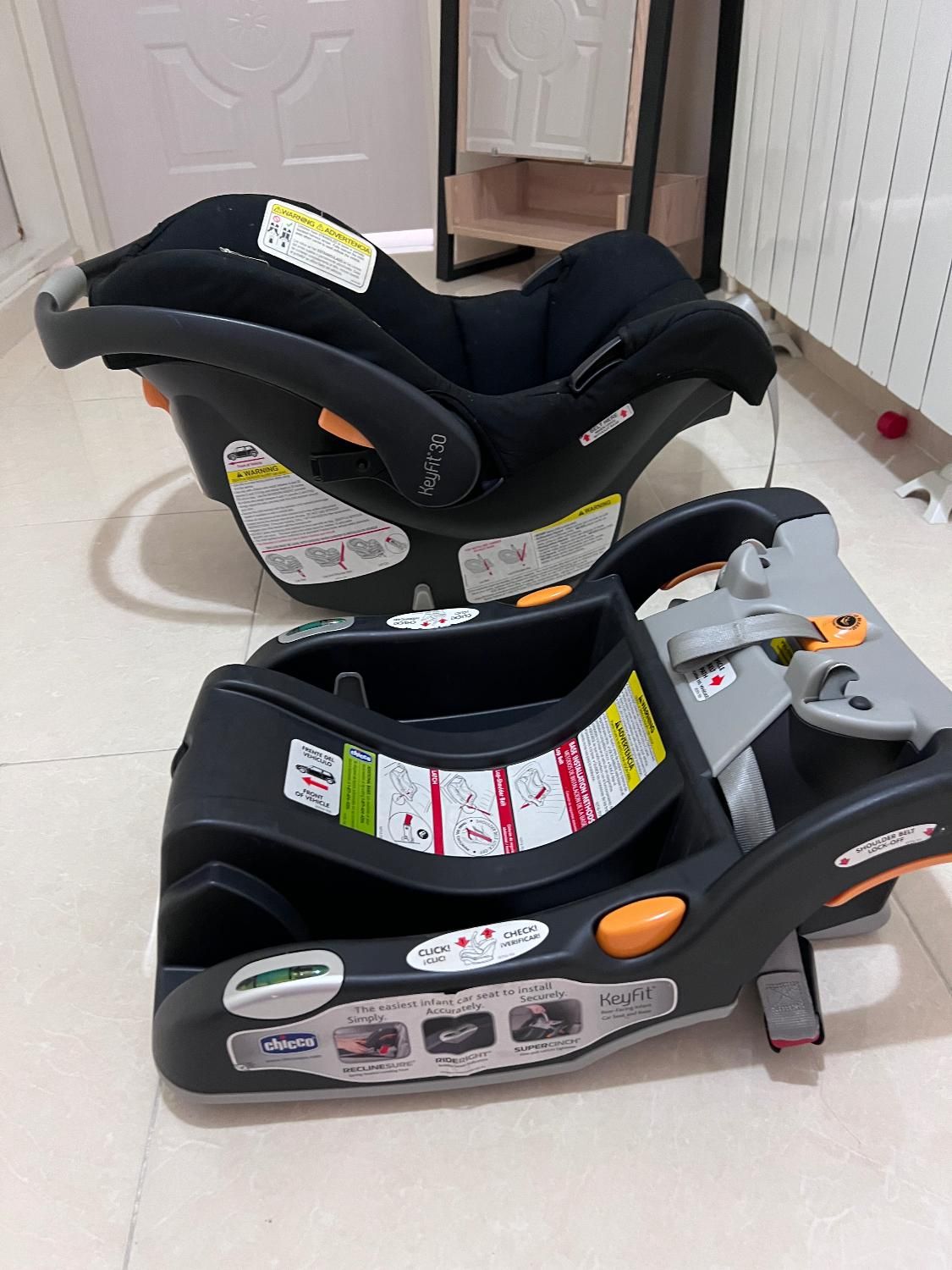 ست کالسکه و‌کریر چیکو ایتالیا مدل براوو keyfit30|اسباب و اثاث بچه|تهران, بلوار کشاورز|دیوار
