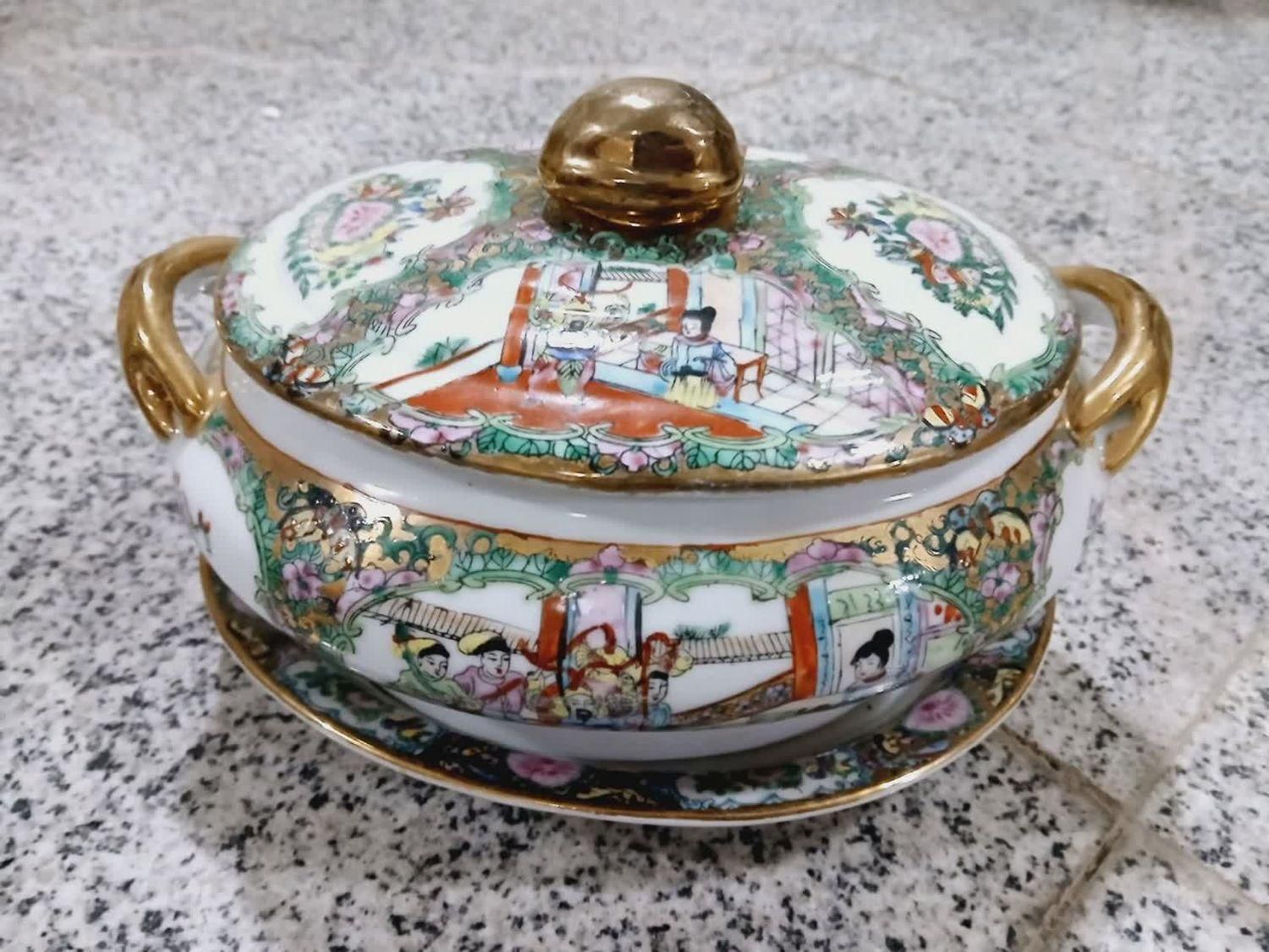 سرویس چینی مرغی سوپر بهشتی با سرویس بلور|صنایع دستی و سایر لوازم تزئینی|اصفهان, گلستان|دیوار