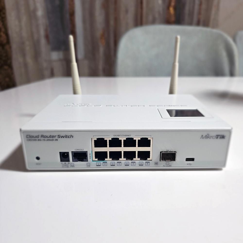 روتر بی سیم میکروتیک مدل CRS109-8G-1S-2HnD-IN|مودم و تجهیزات شبکه|تهران, شهرک آزادی|دیوار