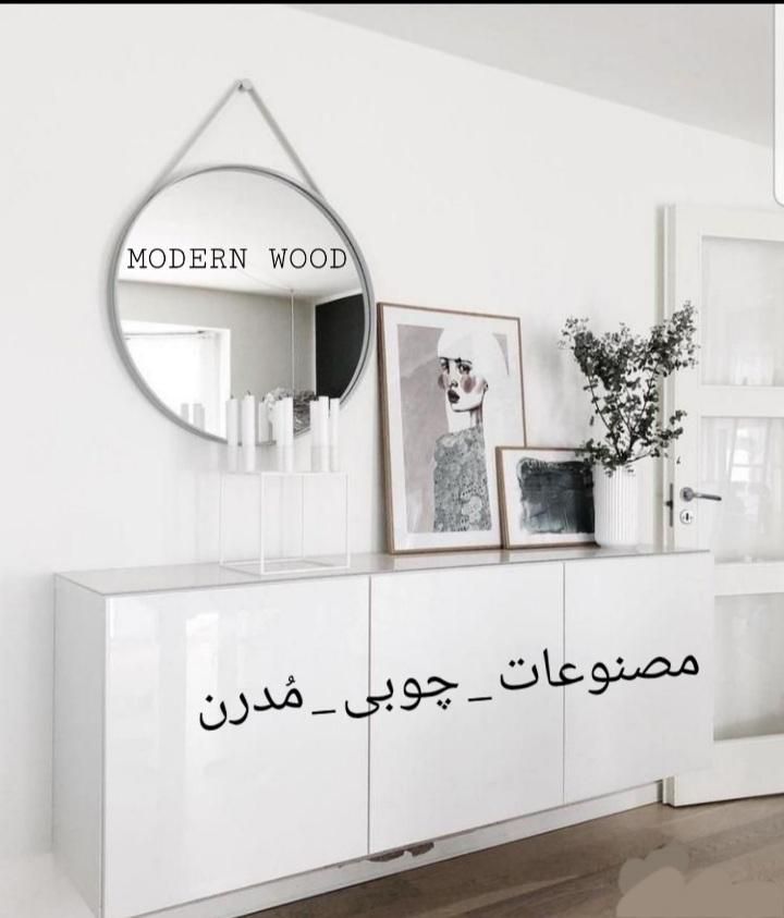 کنسول ساده و زیبا|بوفه، ویترین، کنسول|کرج, حصارک بالا|دیوار