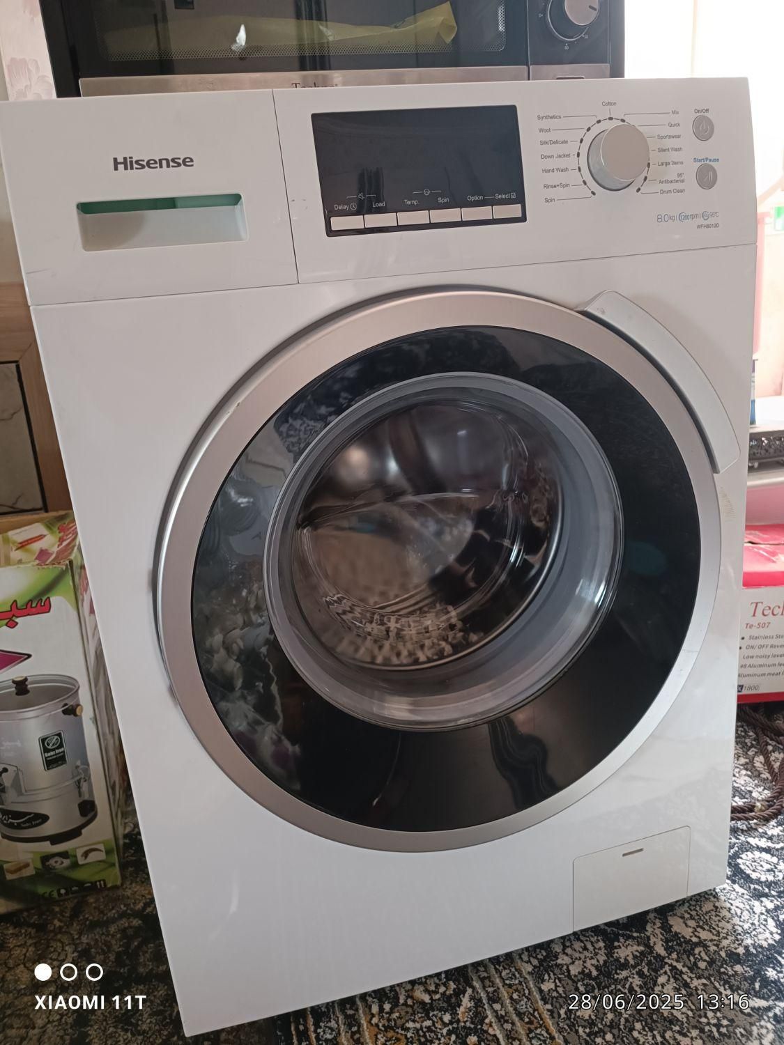 ماشین لباسشویی هایسنس - Hisense|ماشین لباسشویی و خشک‌کن لباس|گنبد کاووس, |دیوار