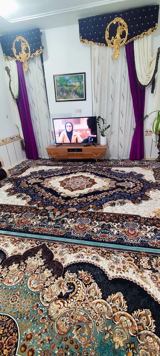 پرده سلطنتی.کناره فرش.ناهارخوری.تابلو فرش|پرده، رانر، رومیزی|نی‌ریز, |دیوار