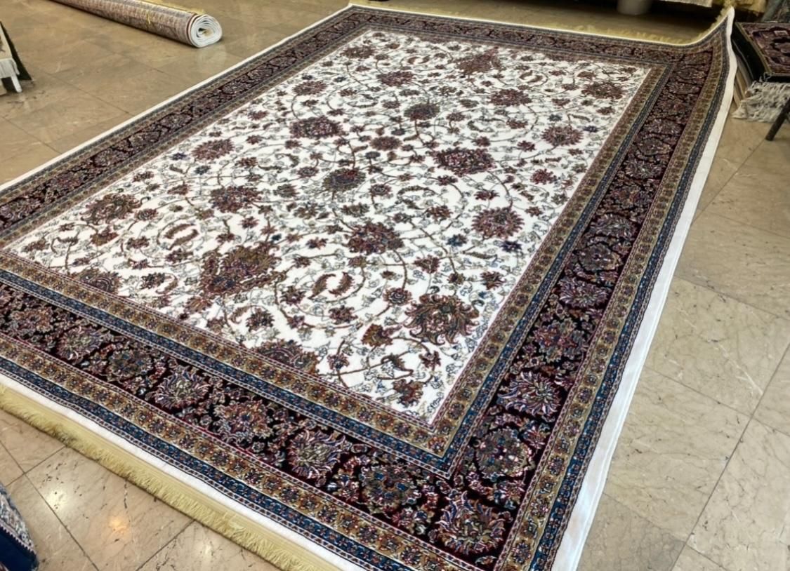 فرش ورساچه طوسی طلاکوب ۱۲ متری|فرش|بومهن, |دیوار