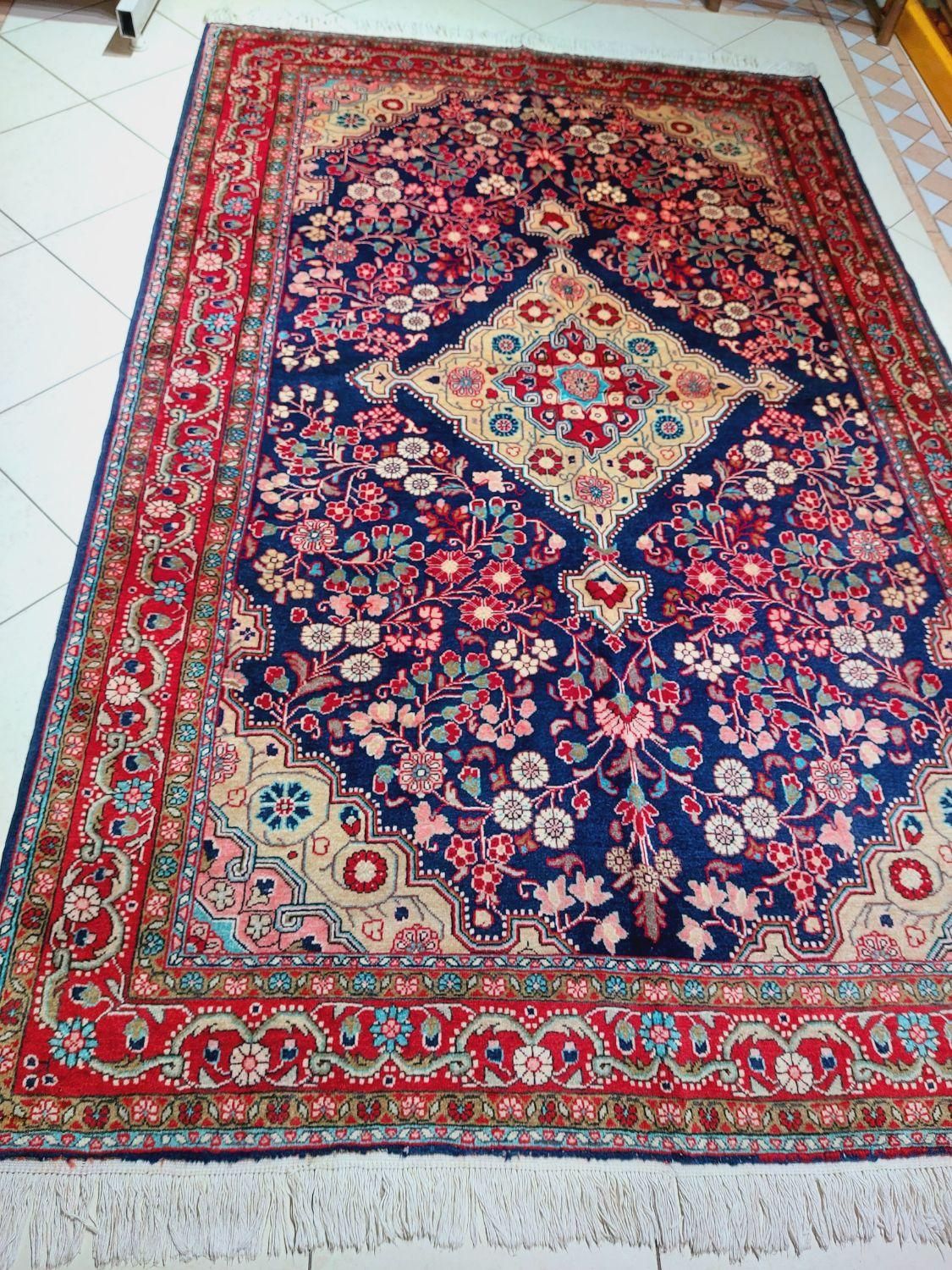 قالیچه جوزان دستباف رنگ گیاهی|فرش|تهران, بازار|دیوار