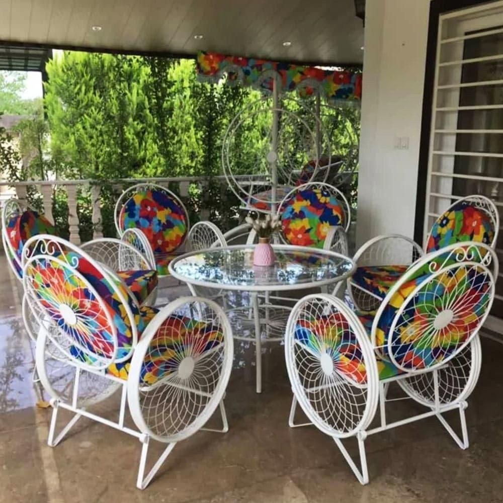 میز و صندلی و مبلمان ویلایی خورشیدی|میز و صندلی غذاخوری|تبریز, |دیوار