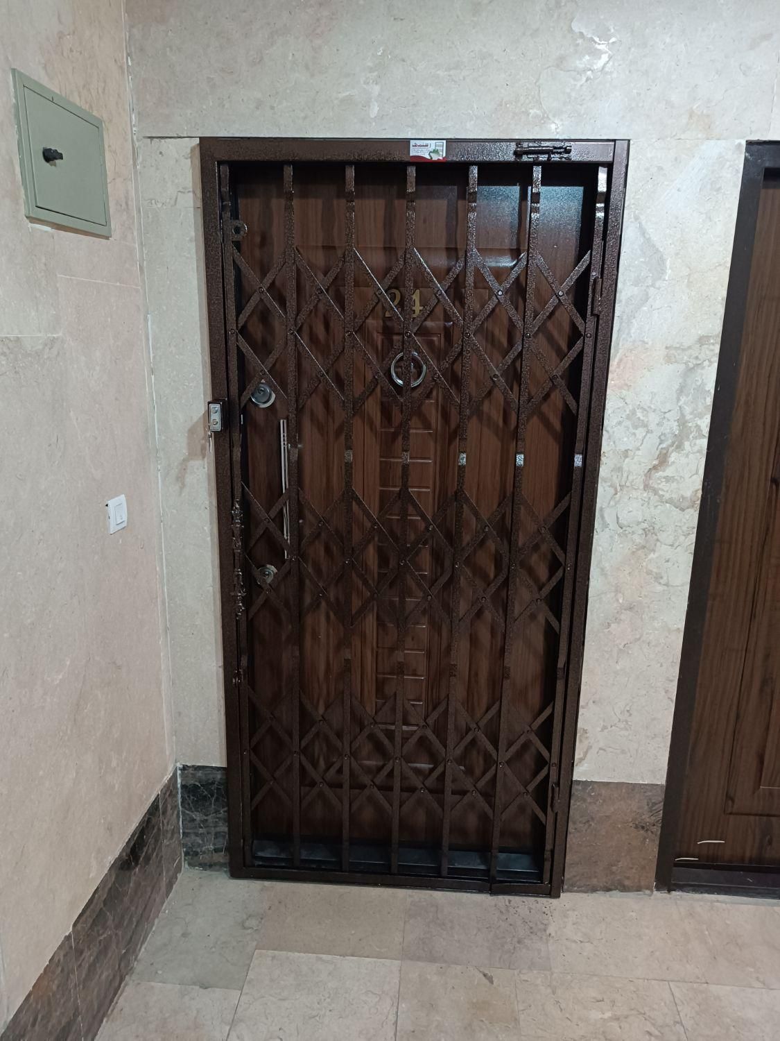 حفاظ آکاردئونی درب ضدسرقت|مصالح و تجهیزات ساختمان|گرمدره, |دیوار