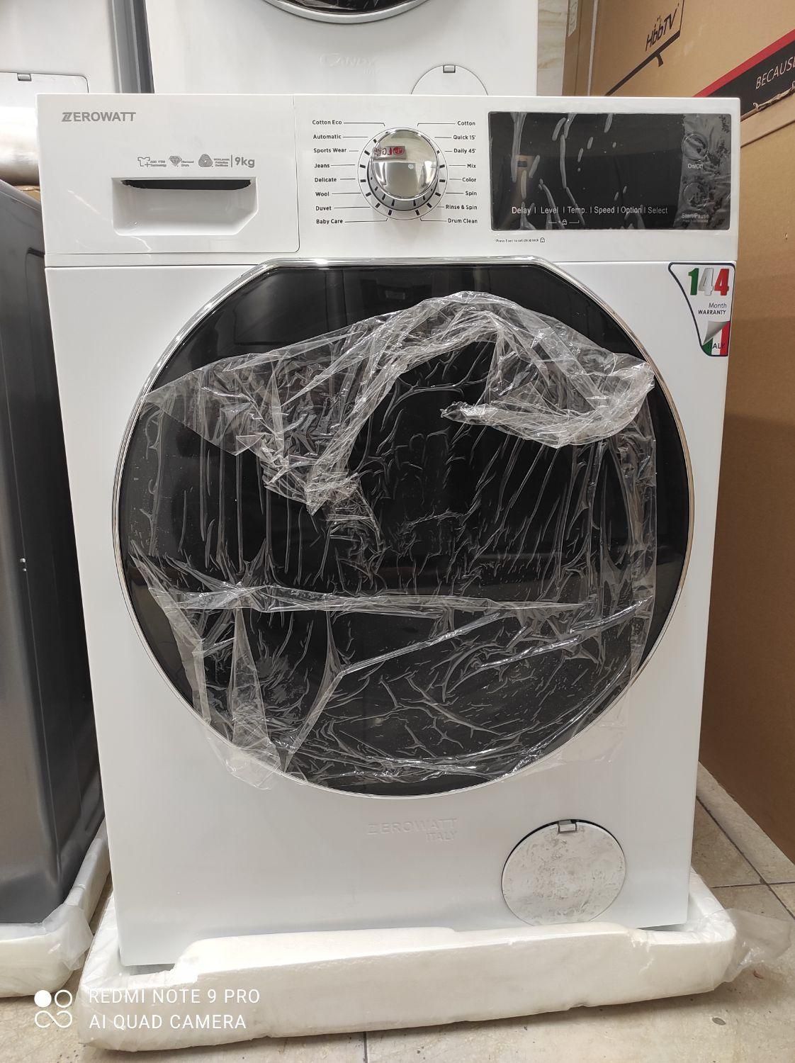 لباسشویی زیرووات ایتالیا ۹ کیلو مدل 4960w|ماشین لباسشویی و خشک‌کن لباس|مشهد, استاد یوسفی (شهرک غرب)|دیوار