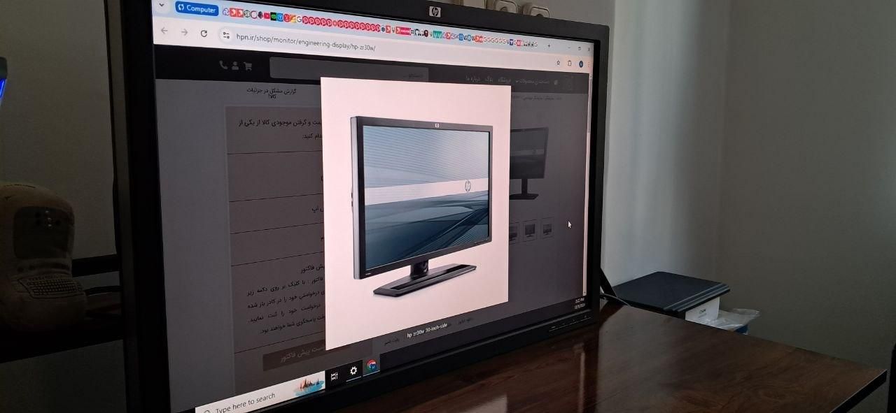 Monitor Hp 2k zr30w مانیتور اچ پی 30 اینچ 2k|قطعات و لوازم جانبی رایانه|تهران, توحید|دیوار