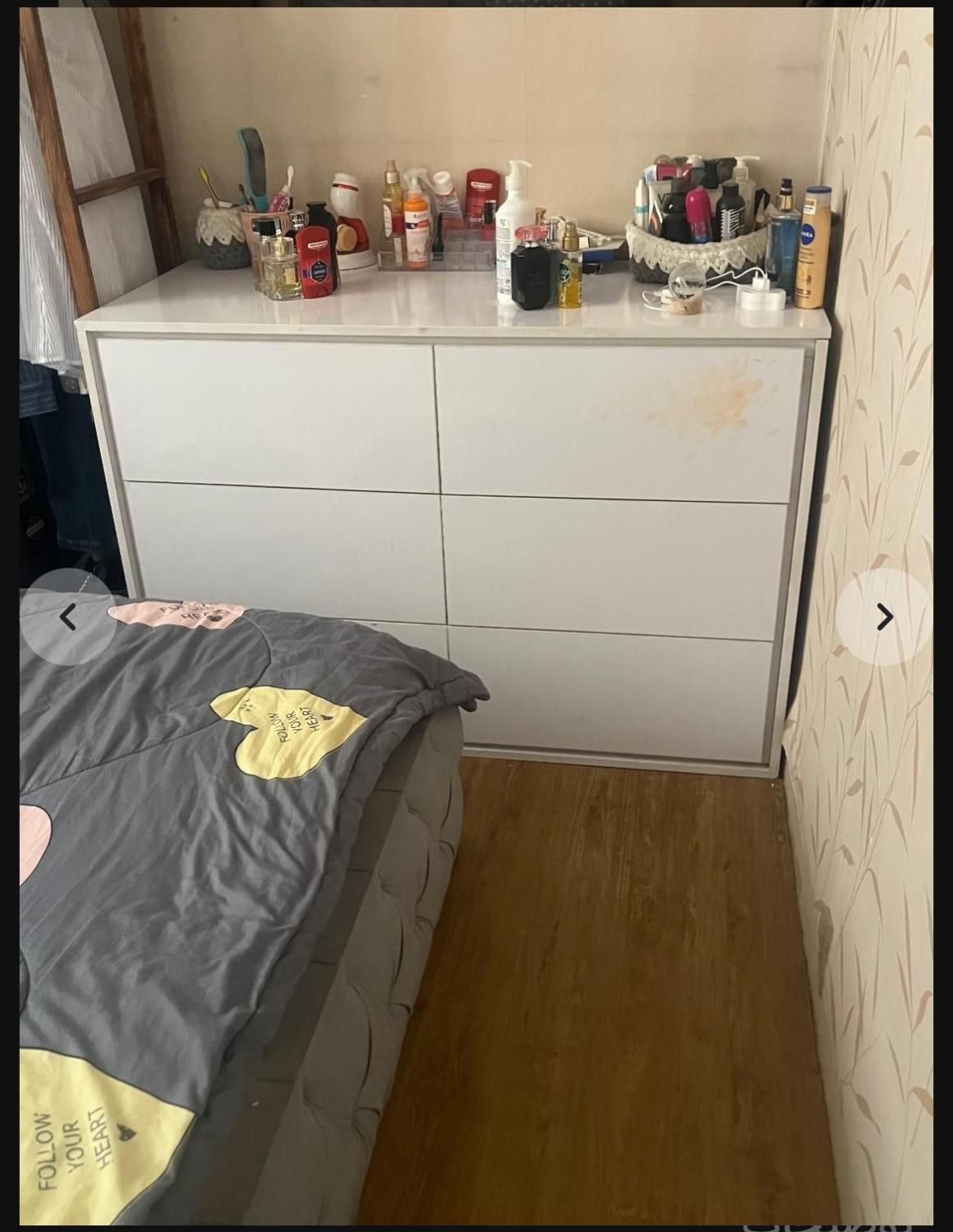 تخت دونفره در حد نو|تخت و سرویس خواب|کرج, چمن|دیوار