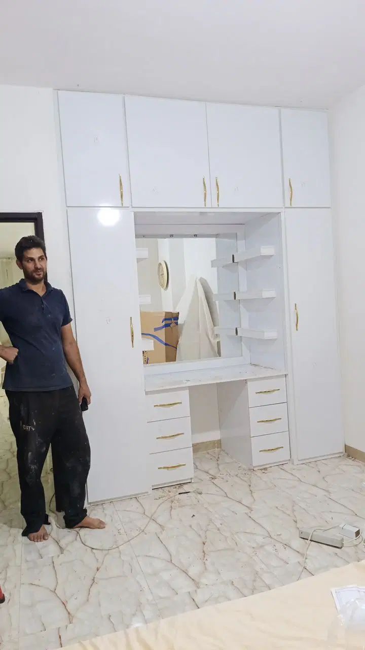 نصب و تعمیر کابینت و کمد، نرده استیل و PVC سقف|خدمات پیشه و مهارت|کرمانشاه, |دیوار
