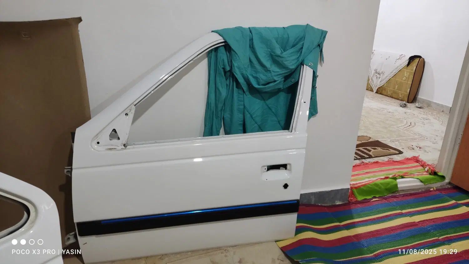 درب جلو و عقب سمت راننده پژو پارس نمدسقف چراغ جلو|قطعات یدکی و لوازم جانبی|خرم‌آباد, |دیوار