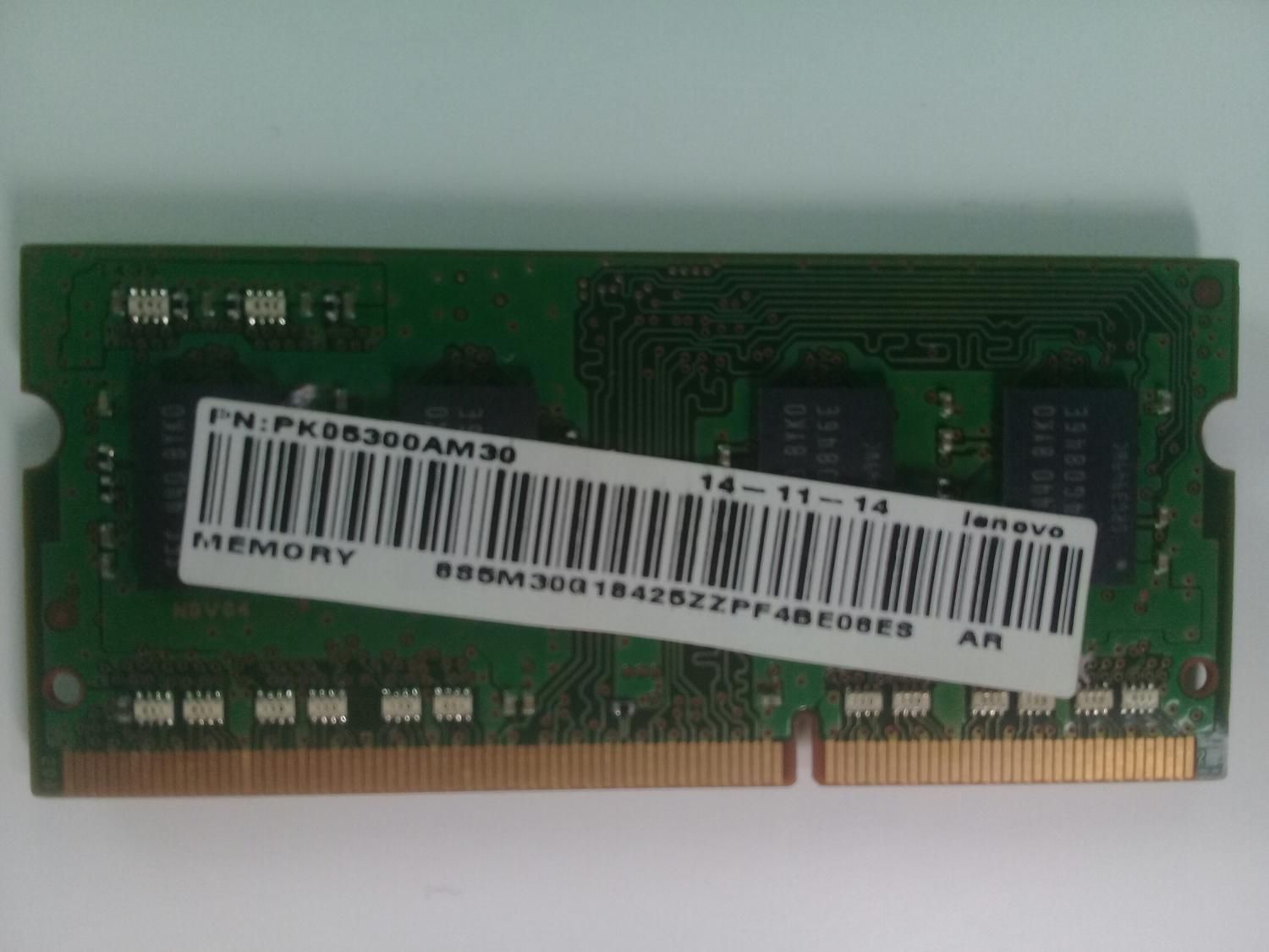 رم لپ تاپ سامسونگ DDR3-1600-12800 MHZ|قطعات و لوازم جانبی رایانه|رامسر, |دیوار