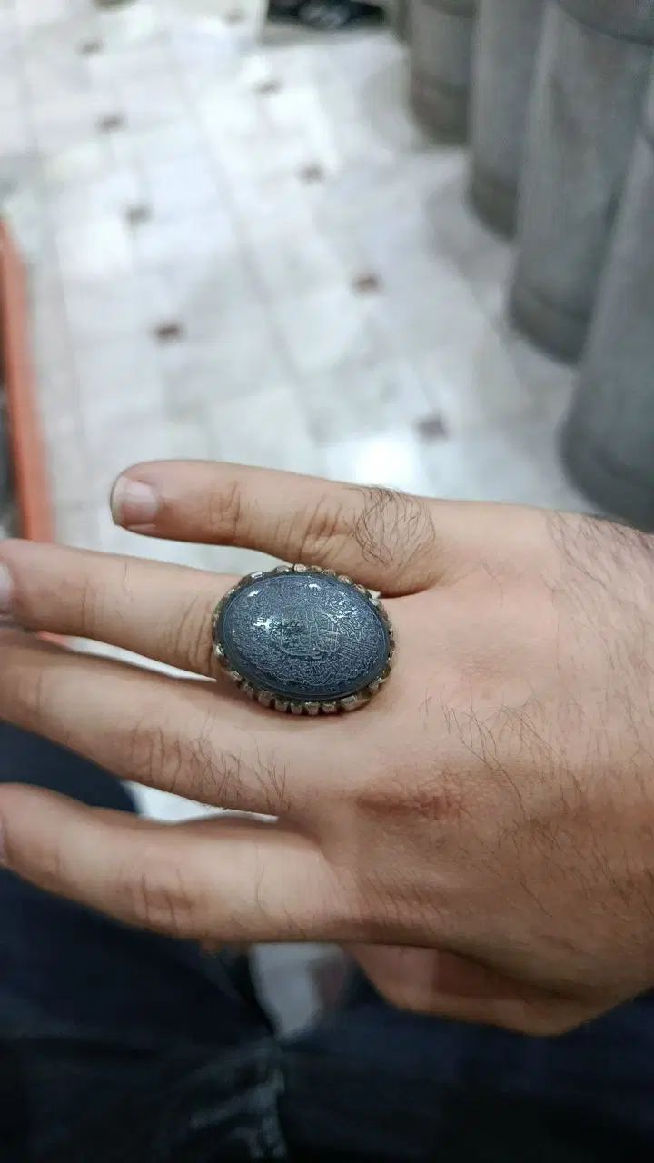 انگشتر حدید اصلی ۳۰ گرمی|جواهرات|مشهد, حجت|دیوار