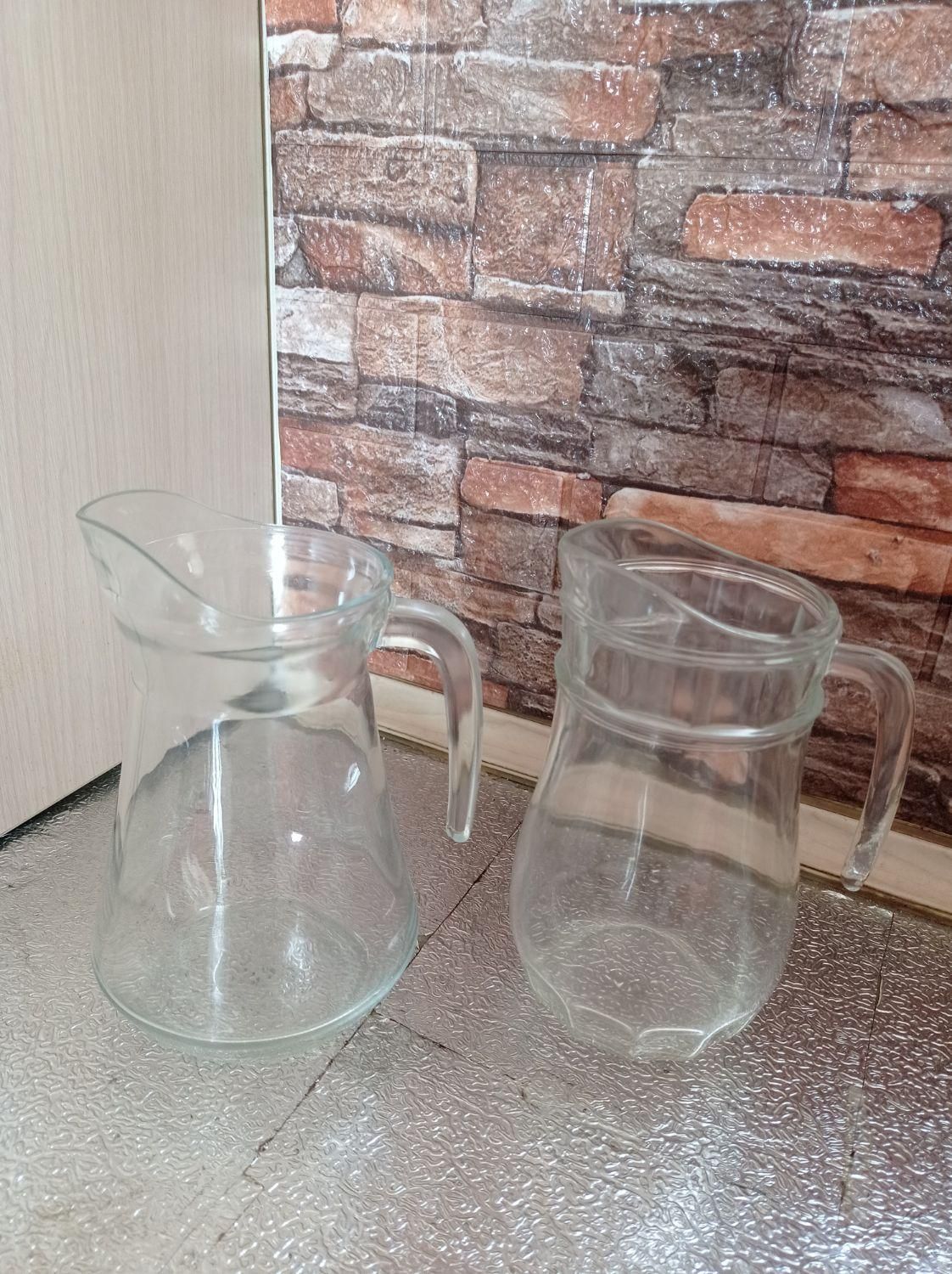 پارچ،لیوان شیشه ای ونمکدان چینی|ظروف سرو و پذیرایی|تبریز, |دیوار