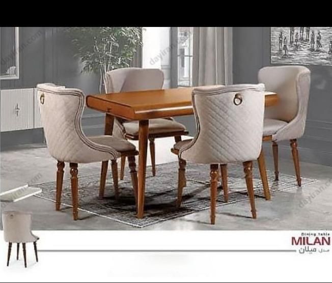 میز غذاخوری نیکا|میز و صندلی غذاخوری|قشم, |دیوار