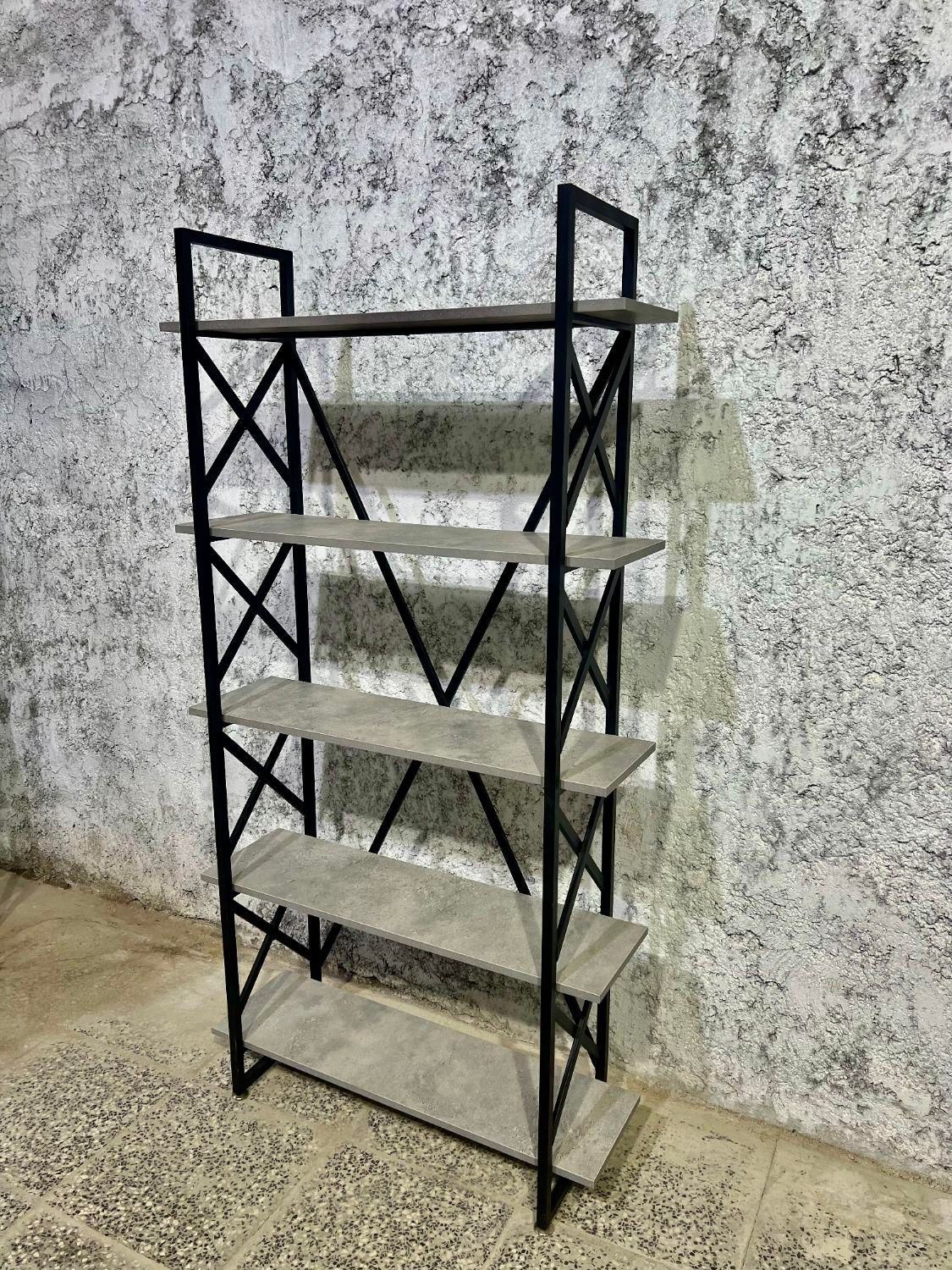 شلف 5 کتابخانه 6 طبقه 8 رگال2 چوب و فلز|کتابخانه، شلف، قفسه‌های دیواری|اصفهان, رهنان|دیوار