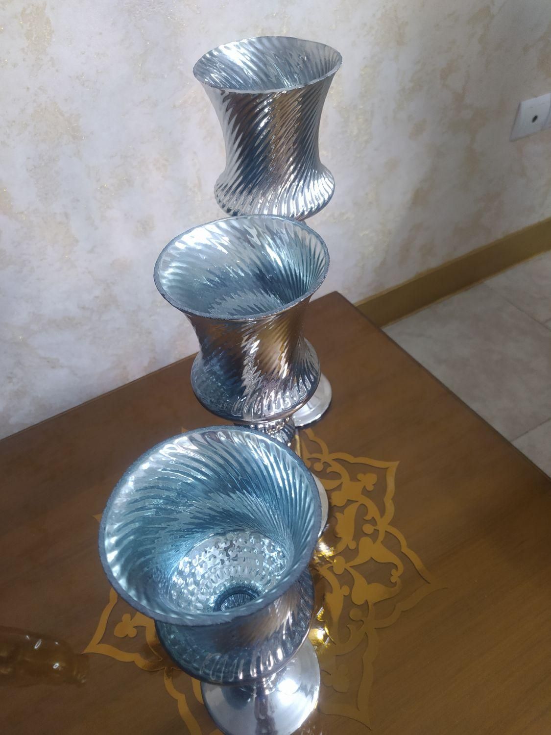 شمعدان نقره ای|صنایع دستی و سایر لوازم تزئینی|تهران, شادآباد|دیوار