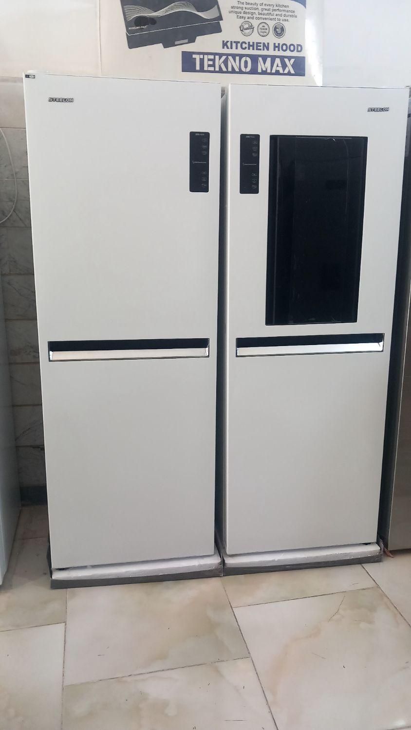 یخچال فریزر دوقلوی دورین دور طرح چهار درب سامسونگ|یخچال و فریزر|خرم‌آباد, |دیوار