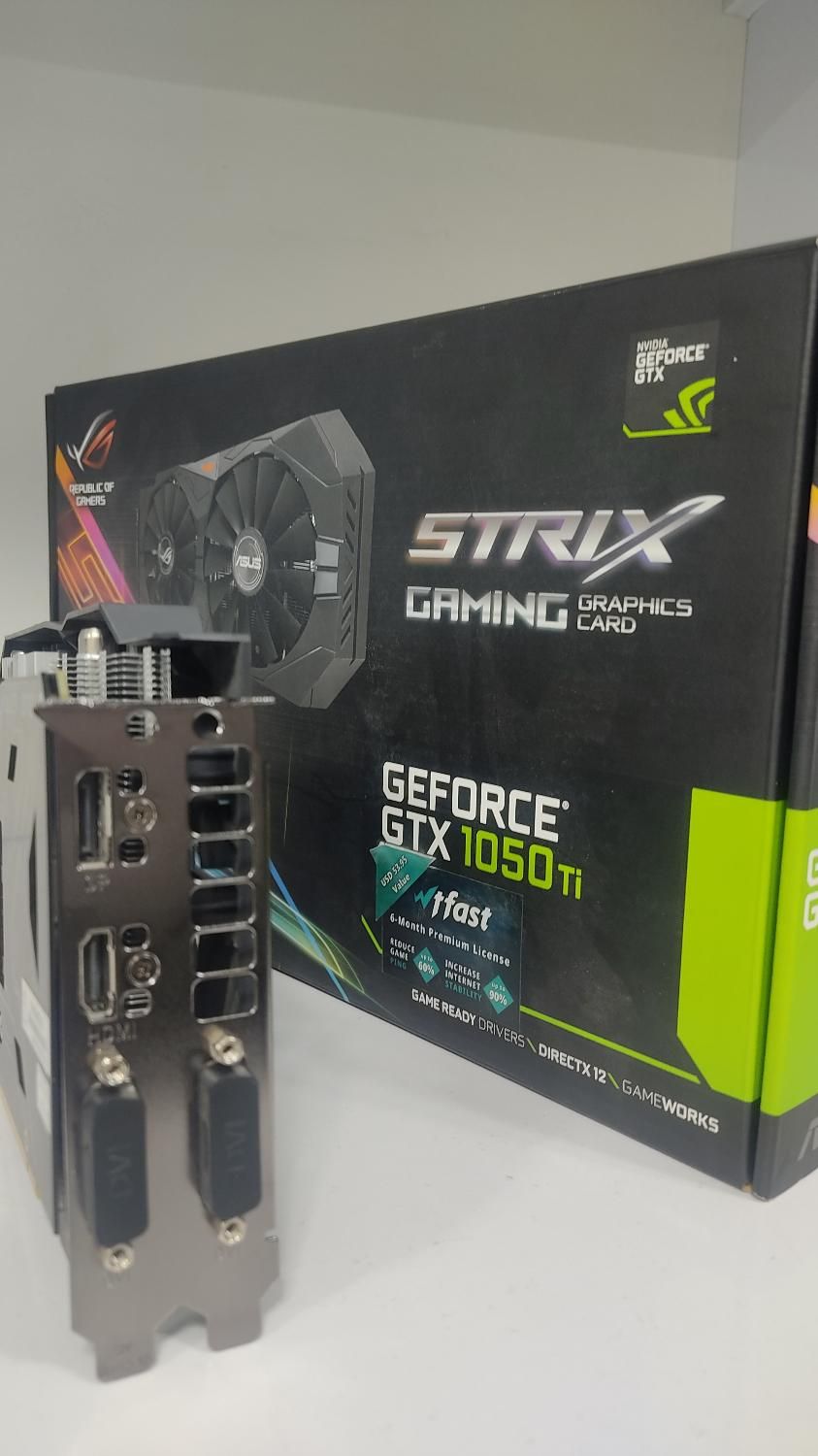 کارت گرافیک ایسوس ROG STRIX-GTX1050TI-OC-4G-GAMING|قطعات و لوازم جانبی رایانه|اصفهان, دارک|دیوار