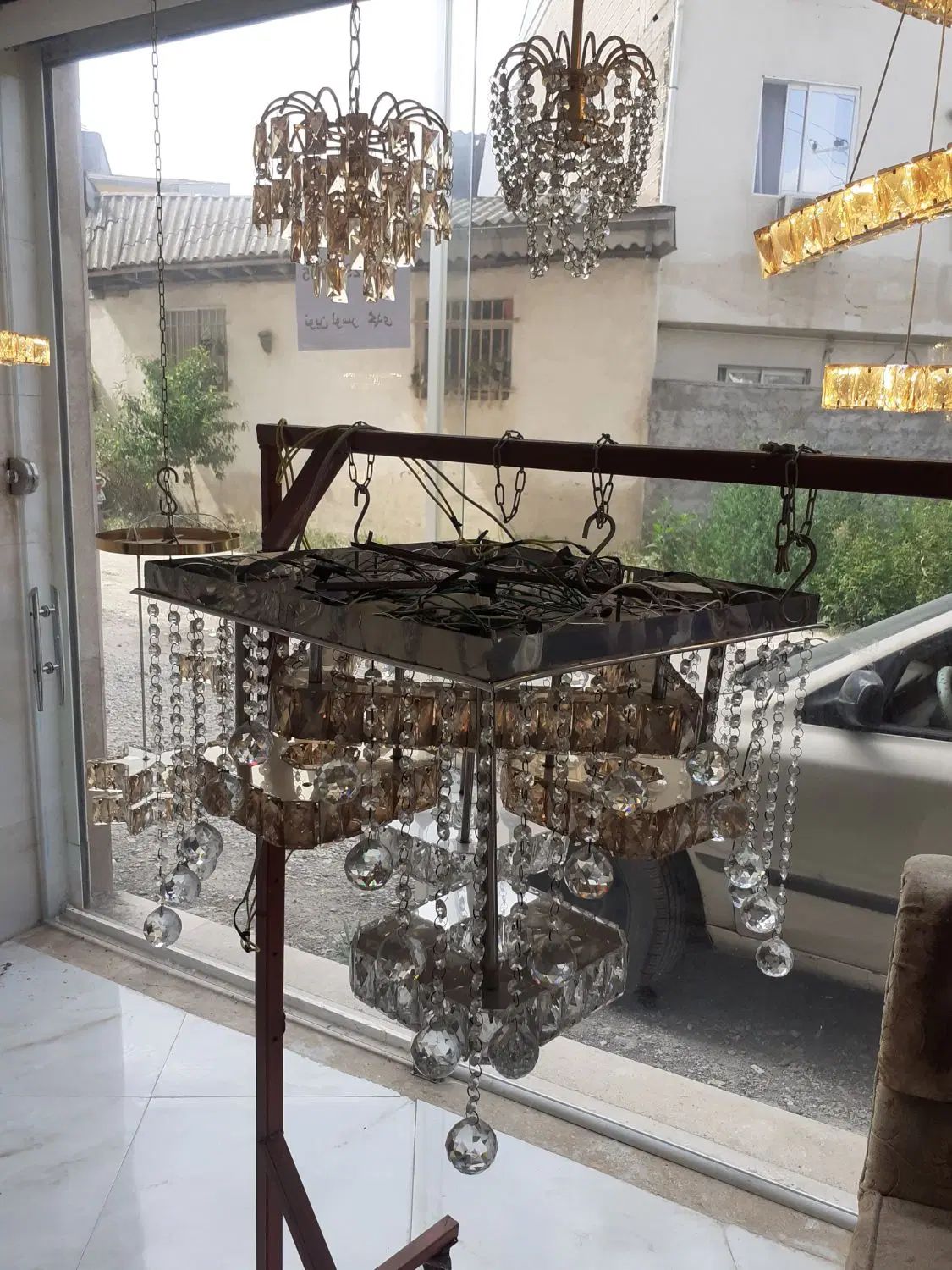 لوازم لوستر|لوستر و چراغ آویز|رشت, پل تالشان|دیوار