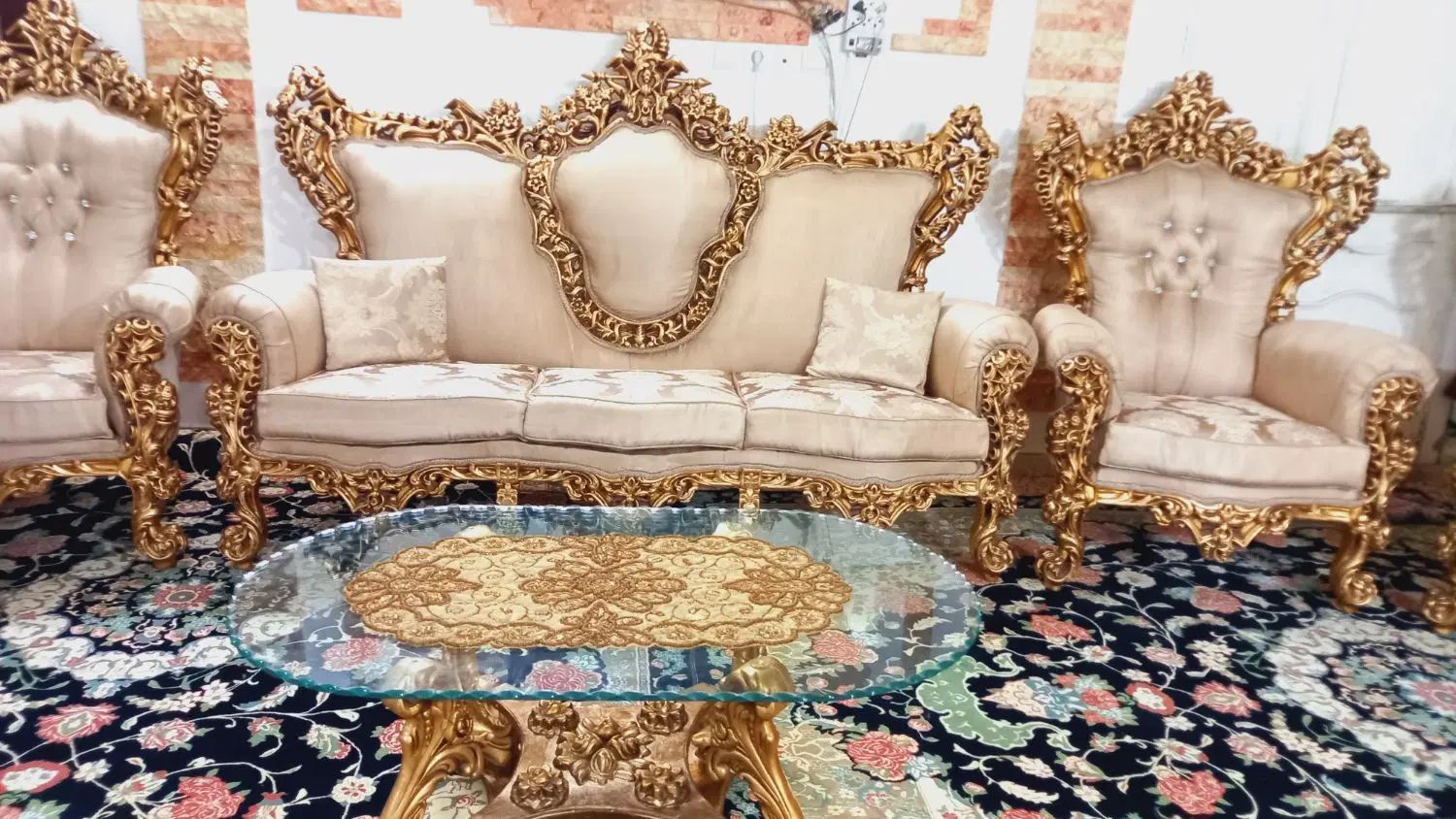 م بل کلاسیک سل طنتی،چوب راش (درحد اکبند)نونو|مبلمان خانگی و میز عسلی|بروجرد, |دیوار