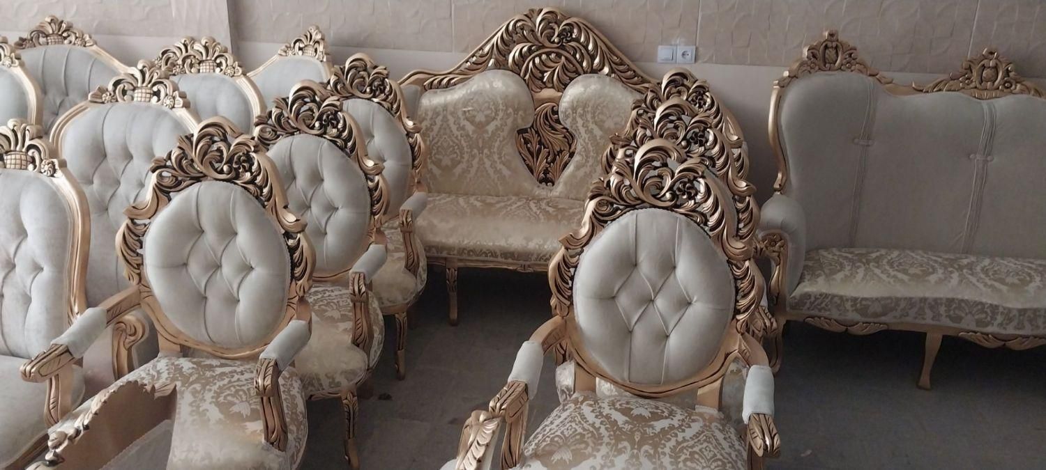 فروش مبلمان استیل سلطنتی|مبلمان خانگی و میز عسلی|مشهد, طبرسی شمالی|دیوار