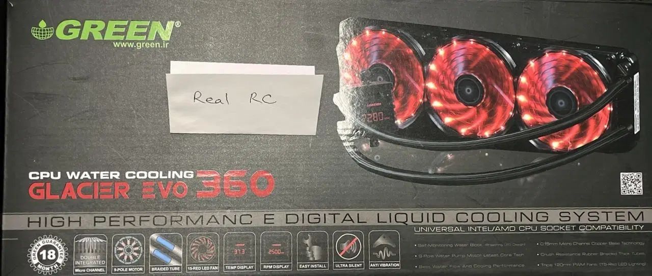cpu water cooling glacier evo 360|قطعات و لوازم جانبی رایانه|کرج, اصفهانی‌ها|دیوار