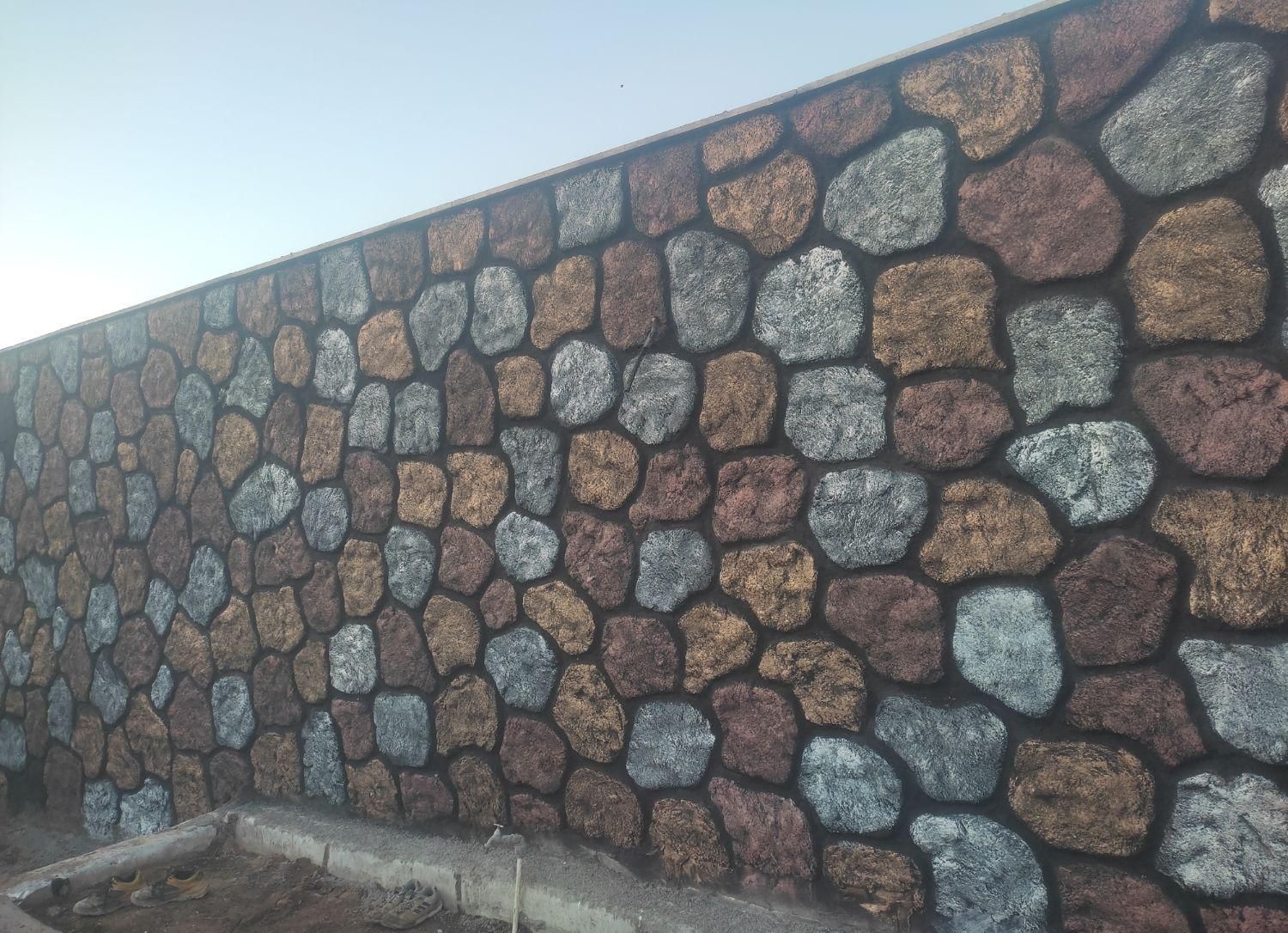 سیمانکاری و اجرای نمای طرح‌ سنگ  آبنما الاچیق و...|خدمات پیشه و مهارت|قم, بلوار امین و ساحلی|دیوار