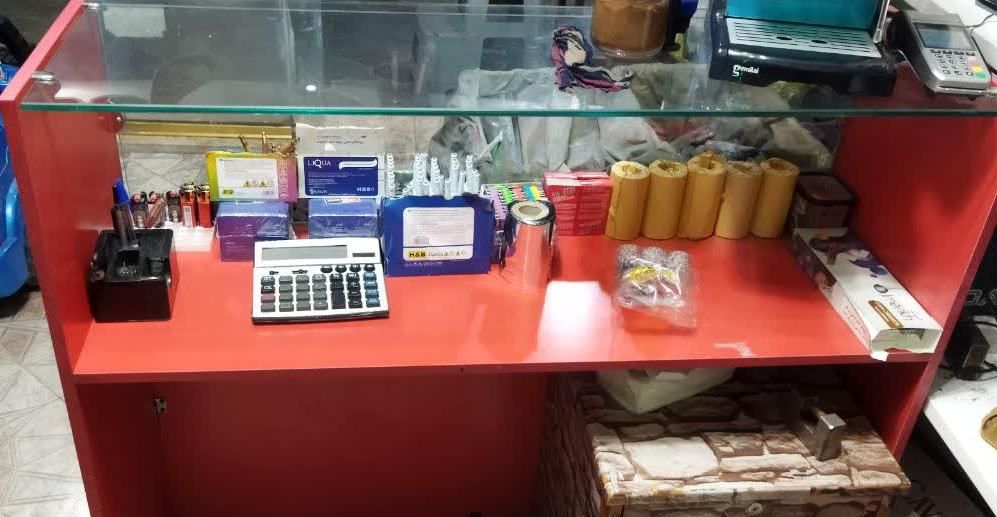 قفسه شلف کتابخانه ویترین قفسه های دیواری|کتابخانه، شلف، قفسه‌های دیواری|قرچک, |دیوار