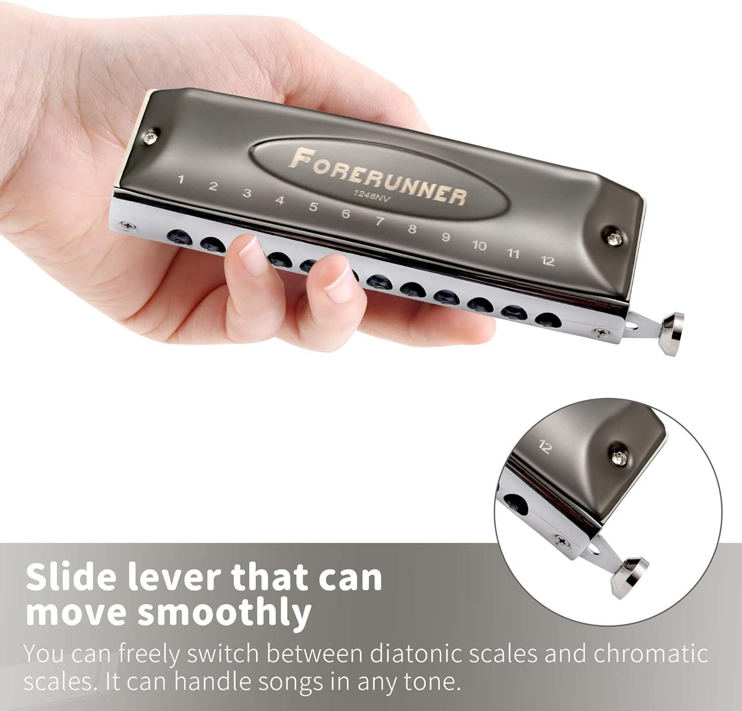 سازدهنی کروماتیک ایستاپ T12-48|سازهای بادی|شیراز, باغ تخت|دیوار