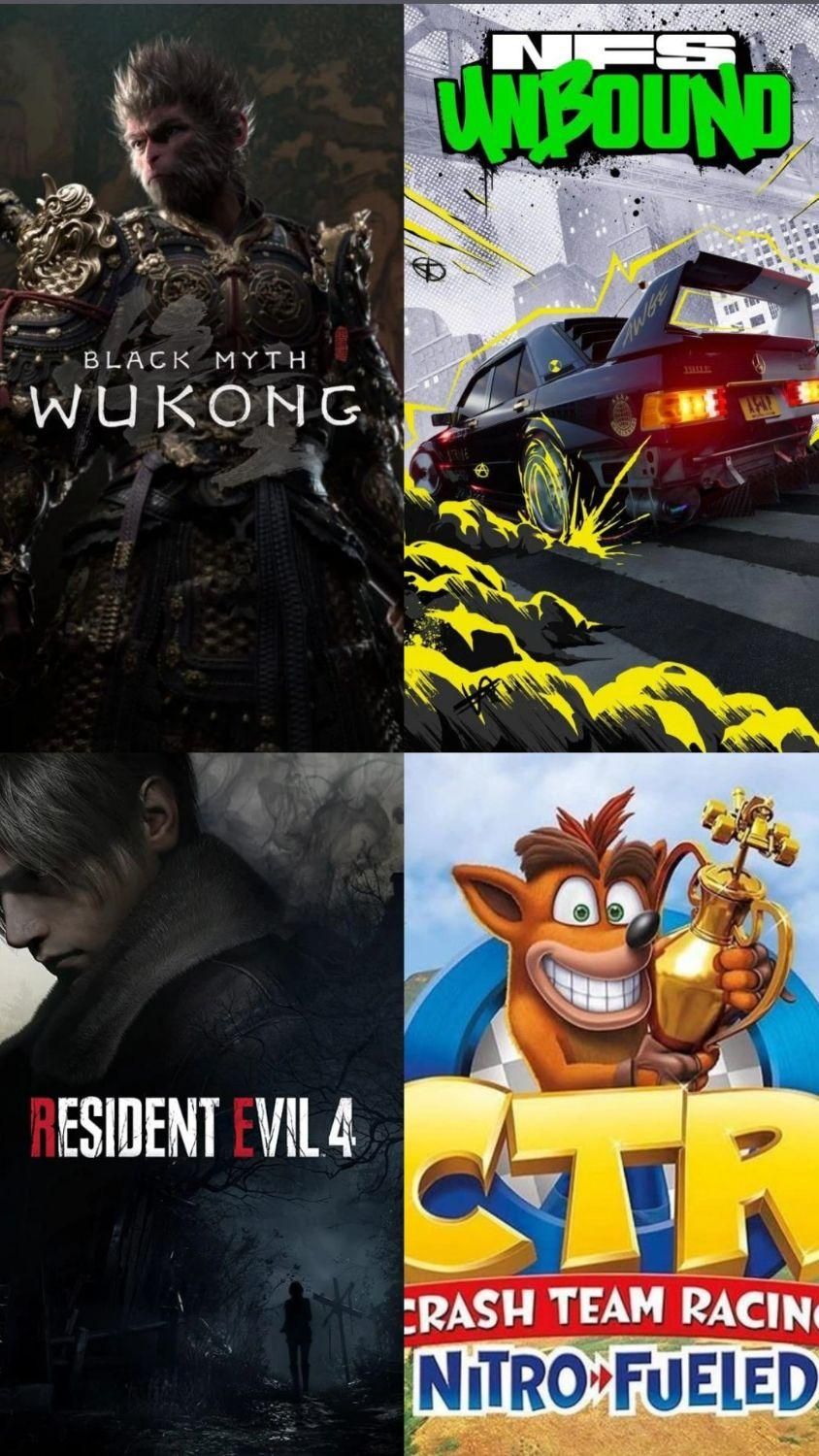 فول گیم سه ساعته ps5،ps4|کنسول، بازی ویدئویی و آنلاین|شیراز, گل سرخ|دیوار