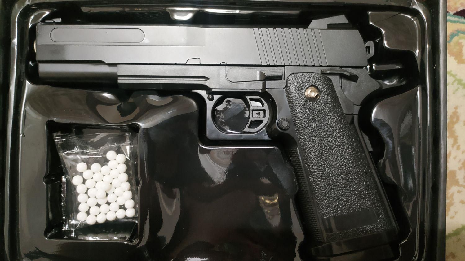 تفنگ کلت فلزی اسباب بازی مدل v306|اسباببازی|تهران, بروجردی|دیوار