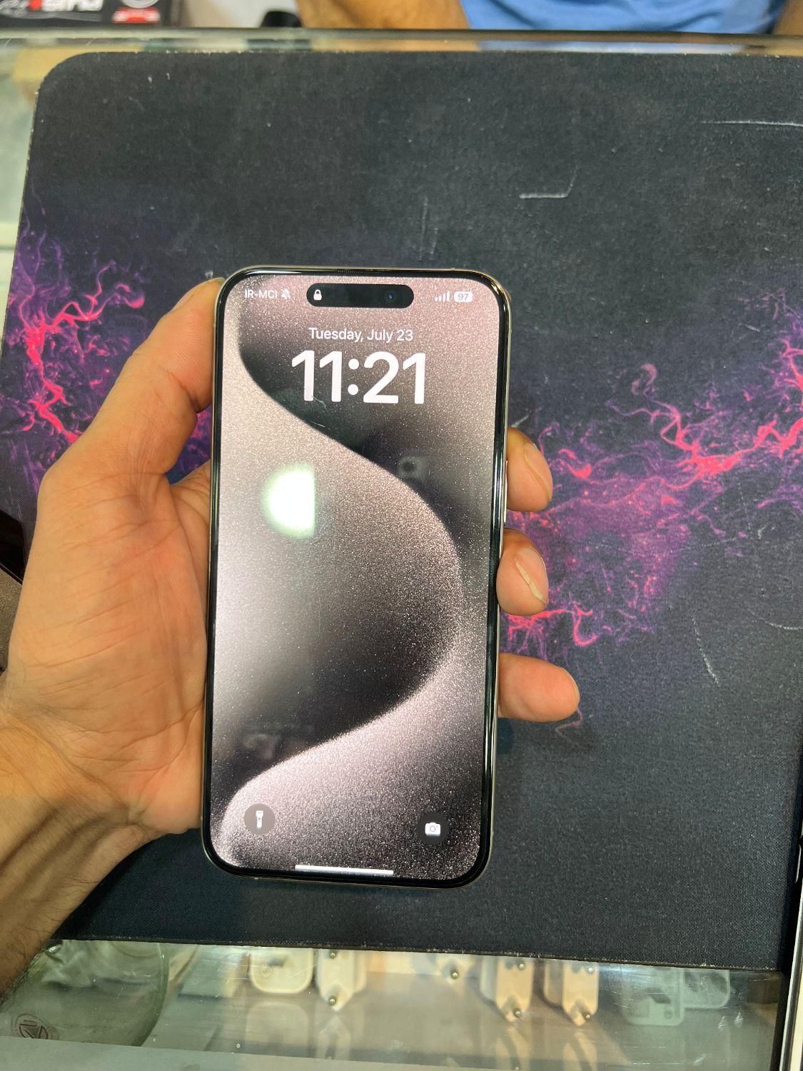 اپل iPhone 15 Pro Max با حافظهٔ ۲۵۶ گیگابایت|موبایل|ساری, |دیوار