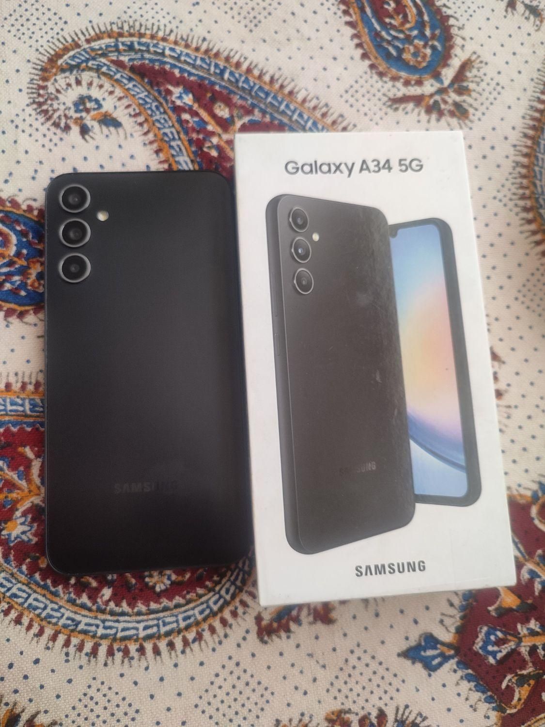 سامسونگ Galaxy A34 با حافظهٔ ۱۲۸ گیگابایت|موبایل|خمینی‌شهر, |دیوار