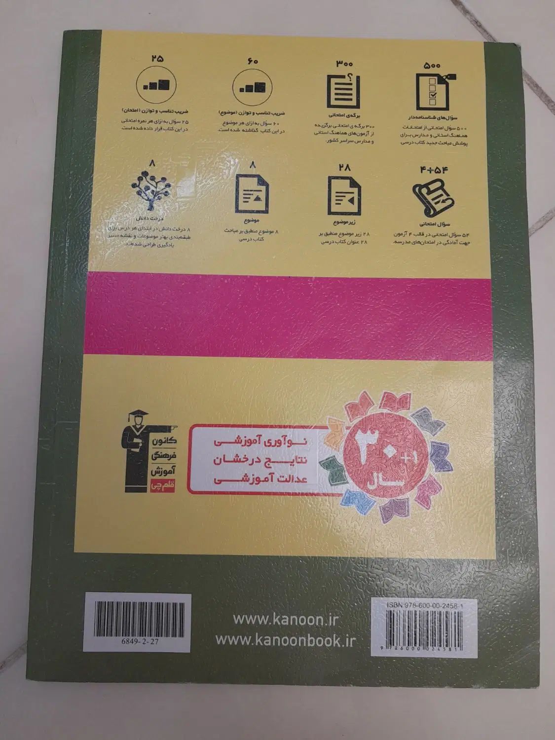 کتاب قلم چی کلاس نهم کمک درسی و تیزهوشانی|لوازم التحریر|پرند, فاز ۵|دیوار