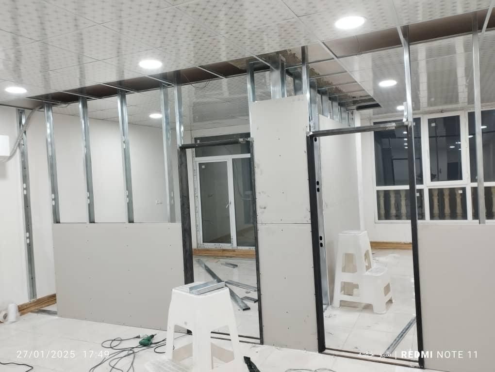 بازسازی،نقاشی،کناف،کاغذ دیواری،کابینت|خدمات پیشه و مهارت|پرند, فاز ۲|دیوار