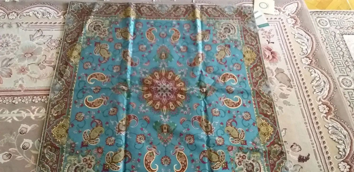 ترمه شناسنامه دار|پرده، رانر، رومیزی|تهران, امام زاده حسن|دیوار