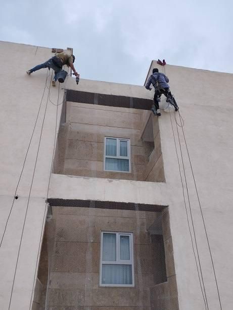 پیچ ورولپلاک سنگ نورپردازی طناب درز وتوری داربست|خدمات پیشه و مهارت|نیشابور, شهرک فرهنگیان|دیوار