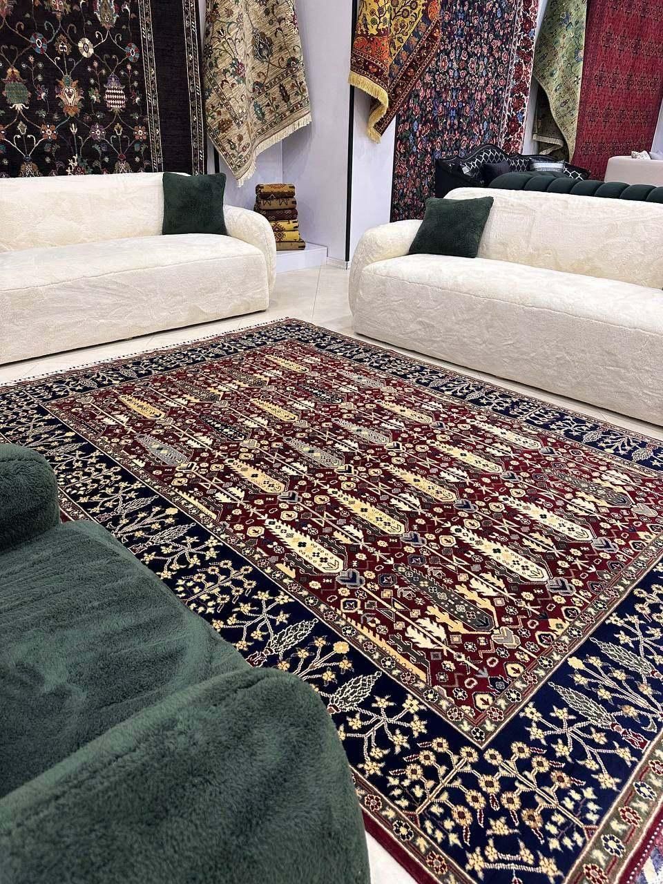 فرش دستبافت تمام کرک نقش سروی/اقساط بدون بهره|فرش|مشهد, هنرستان|دیوار