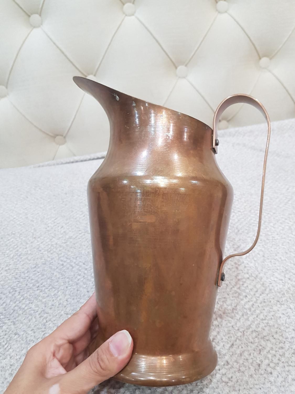 پارچ مسی قدیمی، پارچ مس ۲۹ سانت،ظرف مسی قدیمی|کلکسیون اشیاء عتیقه|تهران, پونک|دیوار