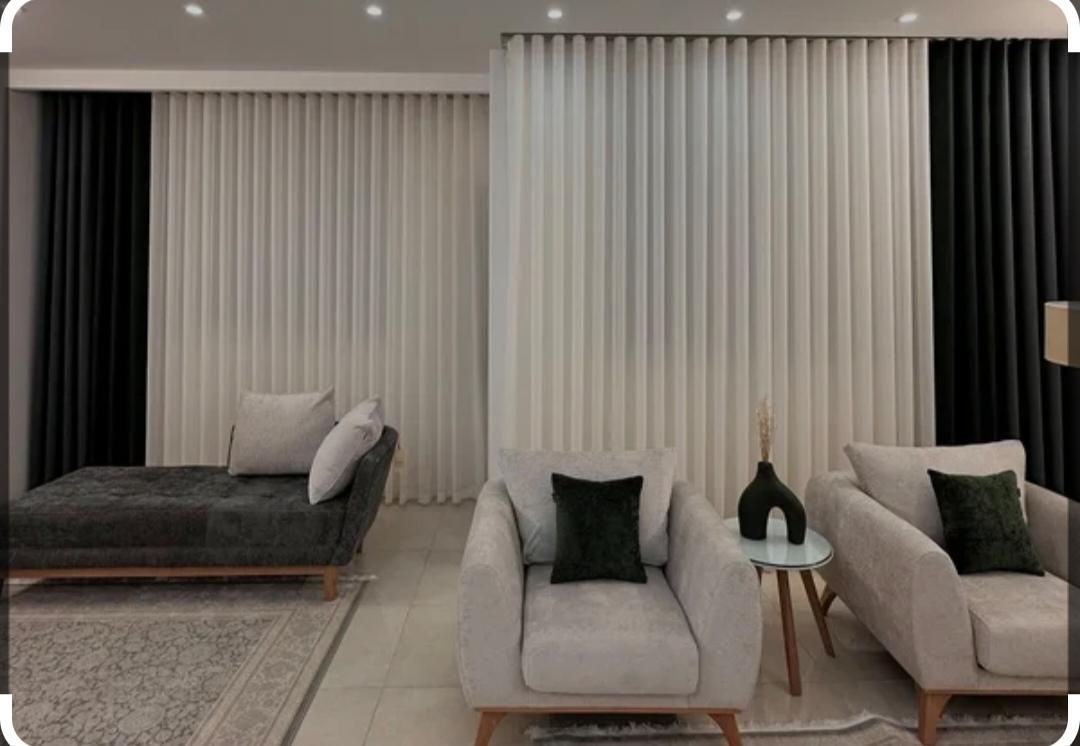 پرده مینیمال ترک شرایط 10 ماهه|پرده، رانر، رومیزی|مشهد, شهرک رازی (شهرک غرب)|دیوار