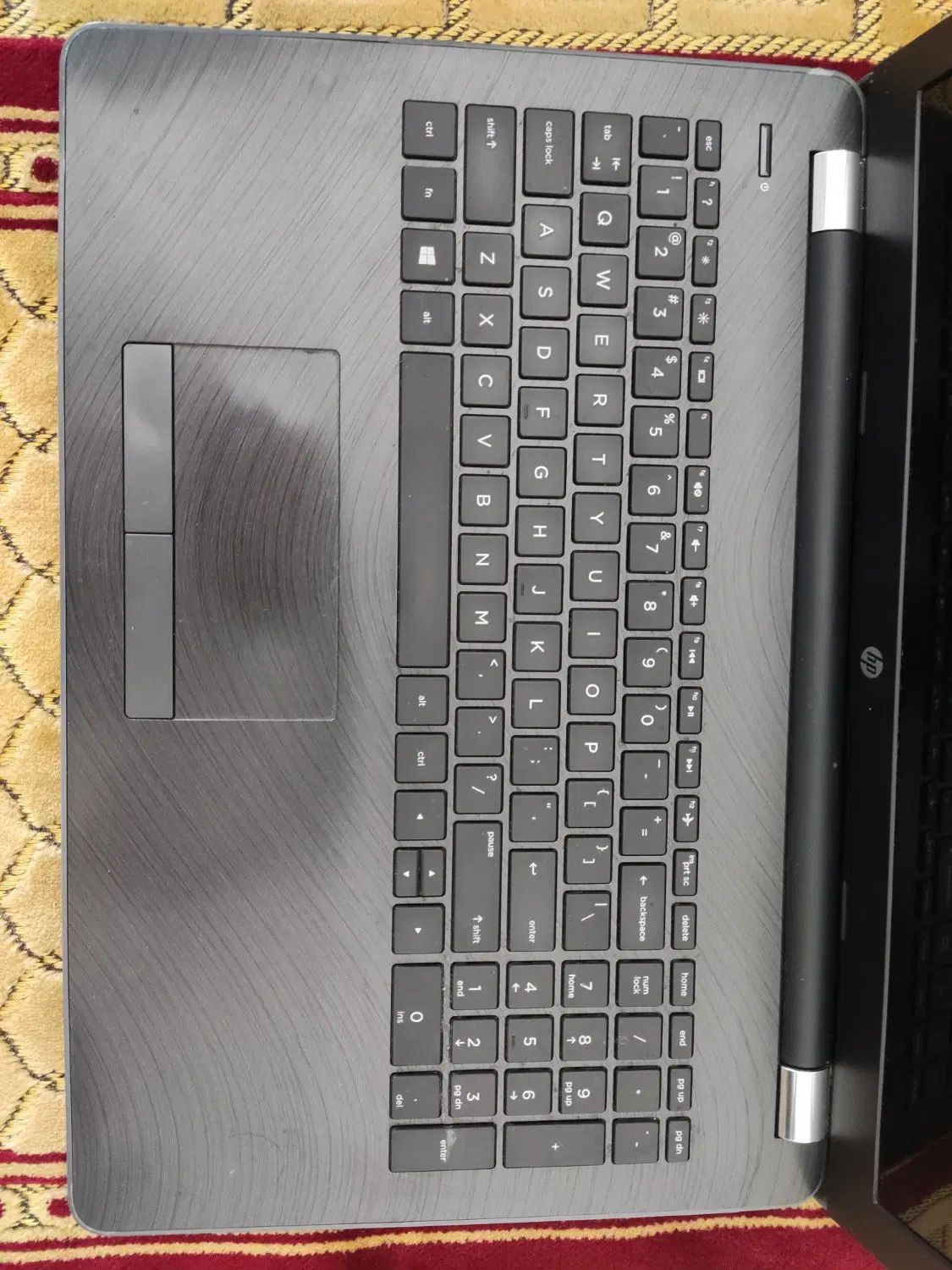 لپ تاپ Hp i7 7500 با کیفوموس و ssd|رایانه همراه|اصفهان, لاله|دیوار