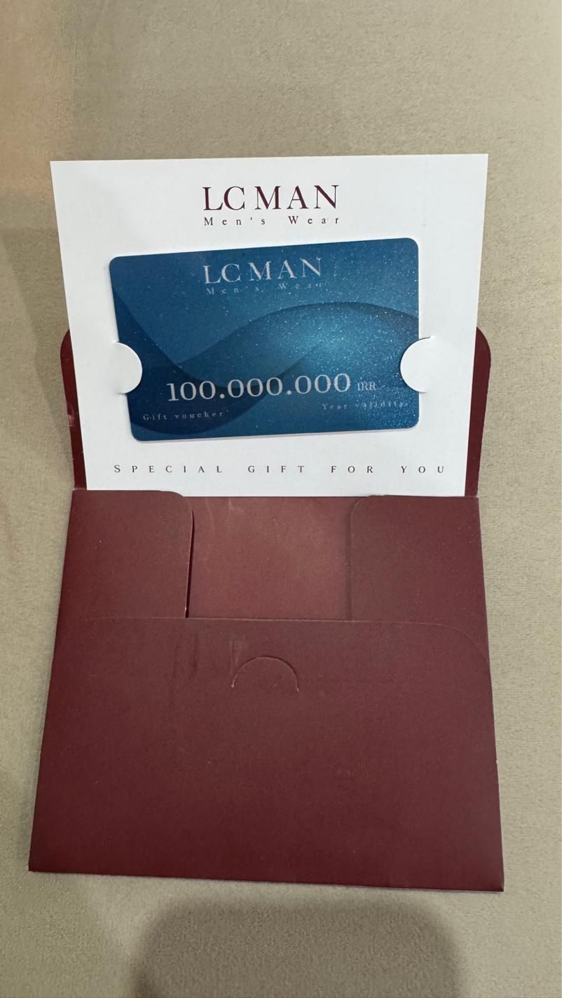 کارت هدیه خرید لباس از LC MAN|کارت هدیه و تخفیف|تهران, شهرک صدرا|دیوار