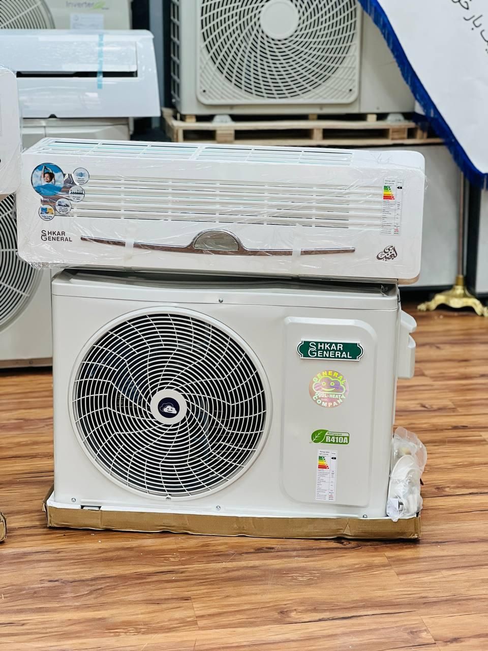 کولرگازی۲۴ هزار جنرال شکار موتور گری طرح لبخند|کولر گازی و فنکوئل|بانه, |دیوار