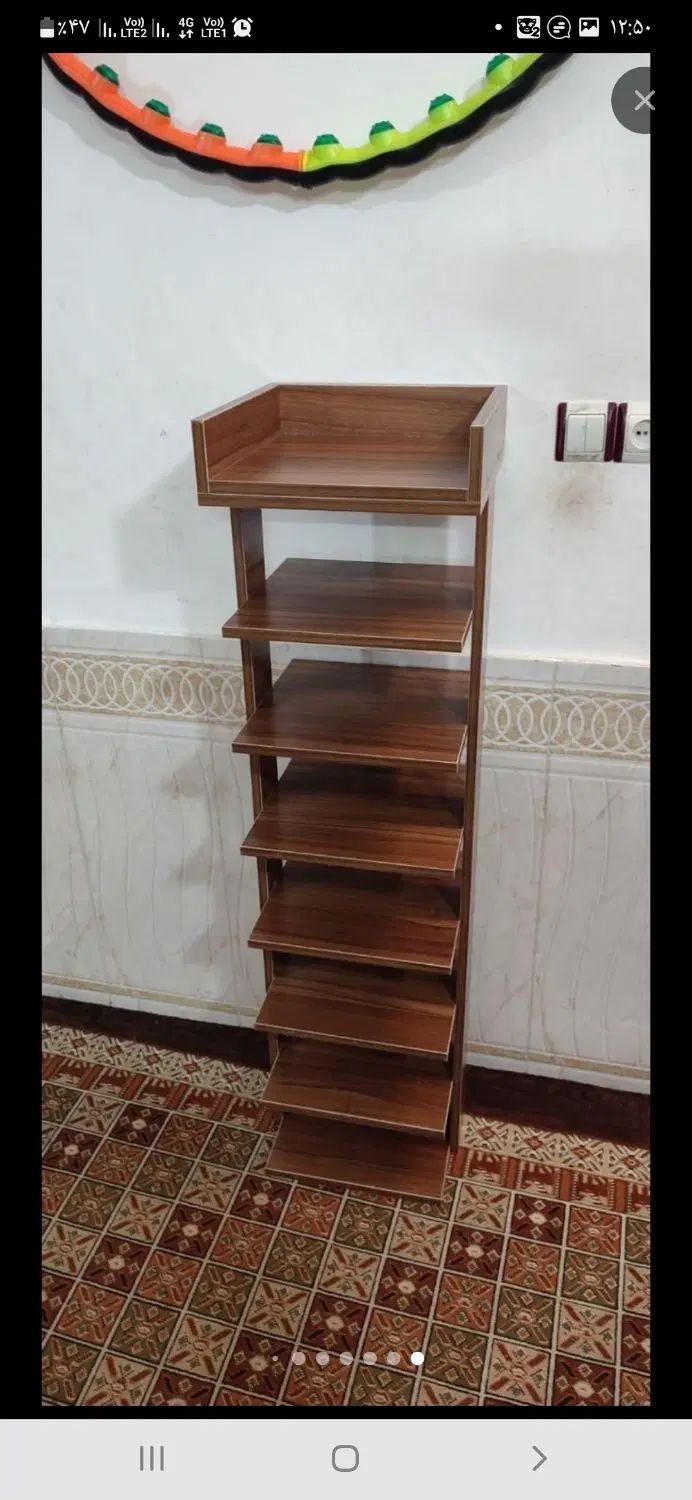 تولید انواع کتابخونه، شلف، استند گل، وجاکفشی و|کتابخانه، شلف، قفسه‌های دیواری|مشهد, همت آباد|دیوار