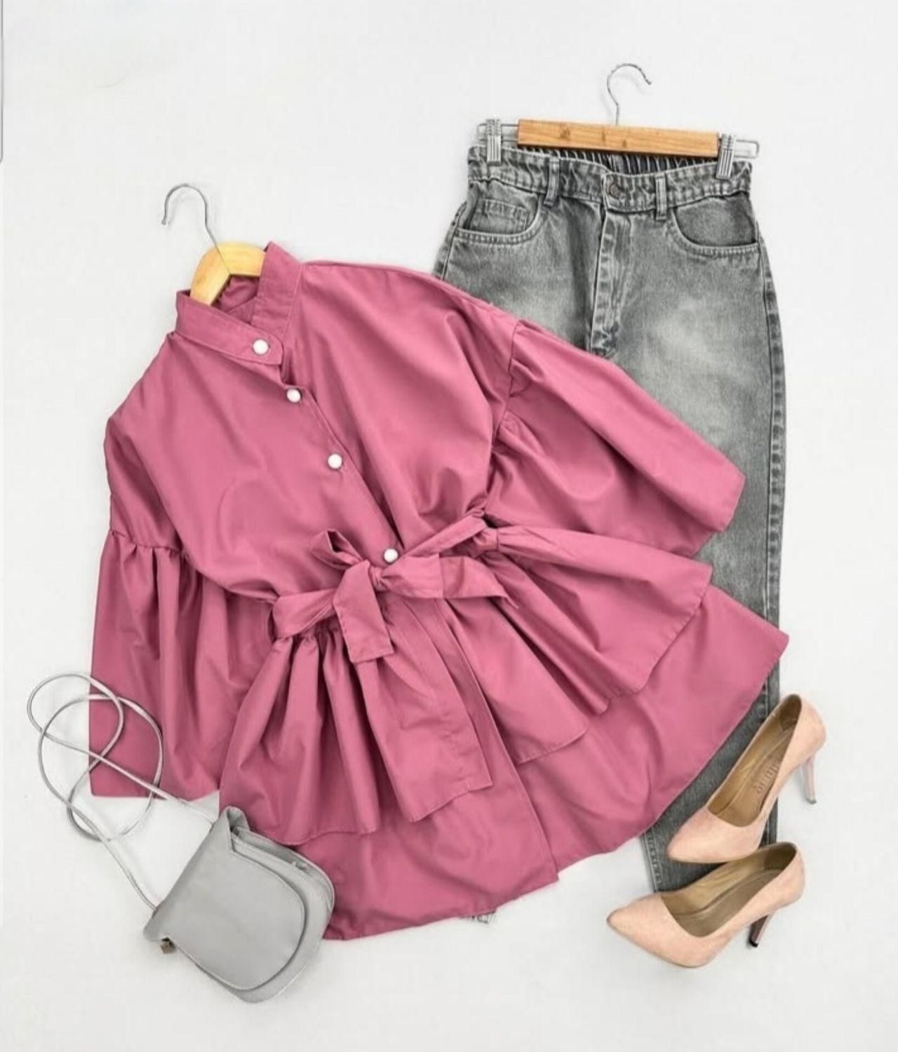 مانتوی عروسکی سرخابی دخترانه|لباس|گرگان, |دیوار